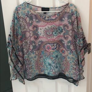 Paisley loose fitting top